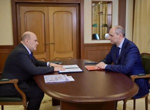 Михаил Мишустин и Денис Паслер обсудили развитие Свердловской области и создание медицинского кластера