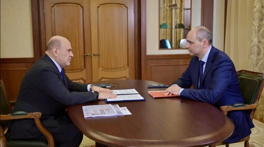 Михаил Мишустин и Денис Паслер обсудили развитие Свердловской области и создание медицинского кластера