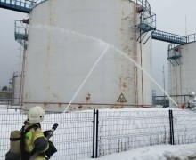 В Баженово прошли учения пожарных