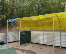 Управляющая компания ДЕЗ обновляет контейнерный площадки, которые находятся под их управлением