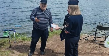 Патрульно-контрольная группа провела рейд на правом берегу Белоярского водохранилища в Заречном