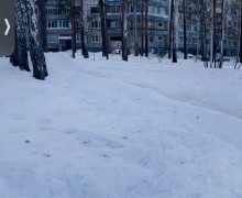 Жителей Курчатова, 27 и других ближайших домов приглашают построить снежную горку для детей