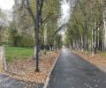 В Заречном благоустраивают пешеходную зону у улицы Курчатова