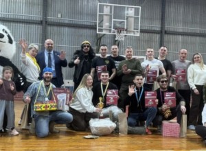 В Кочневском физкультурно-спортивном комплексе прошёл первый фестиваль «Кубок Мужества» по многоборью для мужчин 18-35 лет