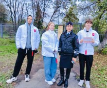 Госавтоинспекция и студотряд БМТ провели акцию по дорожной грамотности в Белоярском