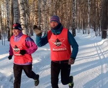 Забег по городу Заречный в честь начала Весны