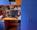 Кровать-чердак с мебелью