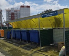 Управляющая компания ДЕЗ обновляет контейнерный площадки, которые находятся под их управлением