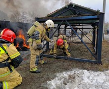 В Заречном прошел смотр-конкурс на звание Лучшее звено газодымозащитной службы Белоярского пожарно-спасательного гарнизона