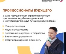 Екатеринбург готовится принять Международный фестиваль молодежи 2026