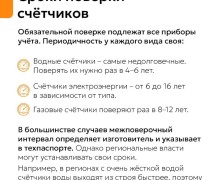 Важно не только вовремя оплачивать квитанции и передавать показания за коммунальные услуги, но и делать поверку счетчика