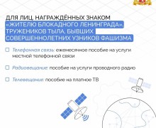 Свердловские ветераны Великой Отечественной войны получают комплекс мер социальной поддержки
