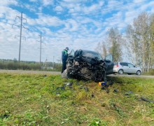Лобовая авария под Белоярским: выезд на встречную полосу унёс жизнь водителя