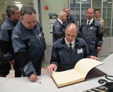 Следующим пунктом остановки Алексея Лихачёва и Дениса Паслера стал энергоблок №4 Белоярской АЭС