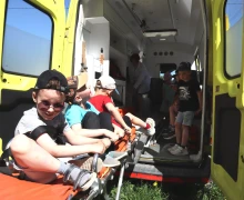 Малыши из детского сада побывали на экскурсии в Скорой помощи МСЧ №32