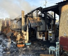 Пожар в садовом товариществе «Электрон»: загорелись дом и сарай