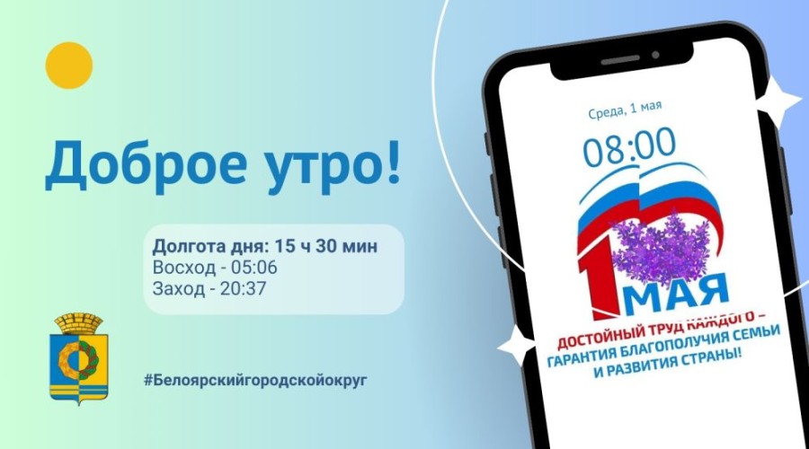 01.05.2024 - прогноз погоды