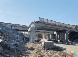 Строительство трассы идёт ударными темпами