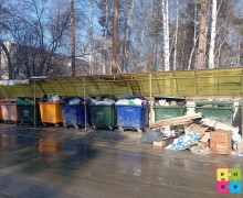 В Заречном вновь возникли сложности с вывозом твердых коммунальных отходов