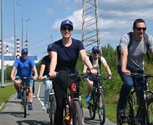 Десятки велосипедистов смогли убедиться в том, что Белоярская АЭС работает безопасно