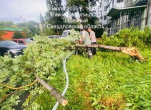 Последствия непогоды в Заречном устраняют оперативно
