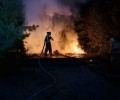 Гостевой домик сгорел на базе отдыха под Заречным