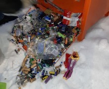 535 КИЛОГРАММ БАТАРЕЕК вывезено из экобоксов - такое количество накопилось за несколько месяцев
