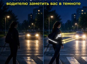 Госавтоинспекция напомнила уральцам о световозвращателях на одежде