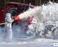 На трассе М-12 под Белоярским прошли масштабные учения МЧС