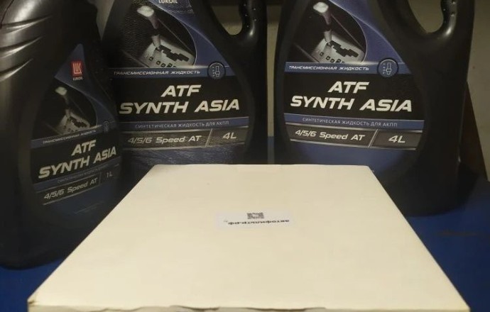 Продам трансмиссионное масло Азия синтетическое, Лукойл ATF 9 л канистры 4+4+1 . Фильтр для АКПП Aisin AW50