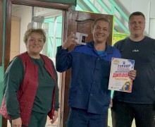 В Кочневском прошёл турнир по гиревому спорту среди мужчин