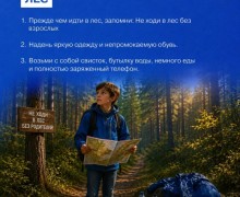 Правила безопасности для детей в летний период от поисково-спасательного отряда «ЛизаАлерт»