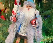 Морозко, сделанный зареченской мастерицей, стал лучшей авторской игрушкой