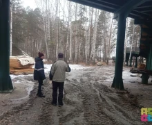 Лестницу к берегу в Экопарке достроили