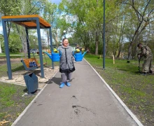 В субботу, 17 мая, в Курманском парке высадили яблоневую аллею