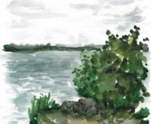 Летние творческие работы учащихся детской художественной школы Заречного