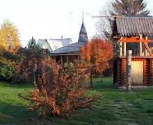 Посуточная аренда эко-дачи с домом-баней в Курманке