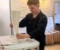 Алексей Шаньшаров впервые проголосовал на выборах в Заречном
