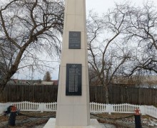 Жители Курманки привели в порядок мемориал погибшим в Великой Отечественной войне