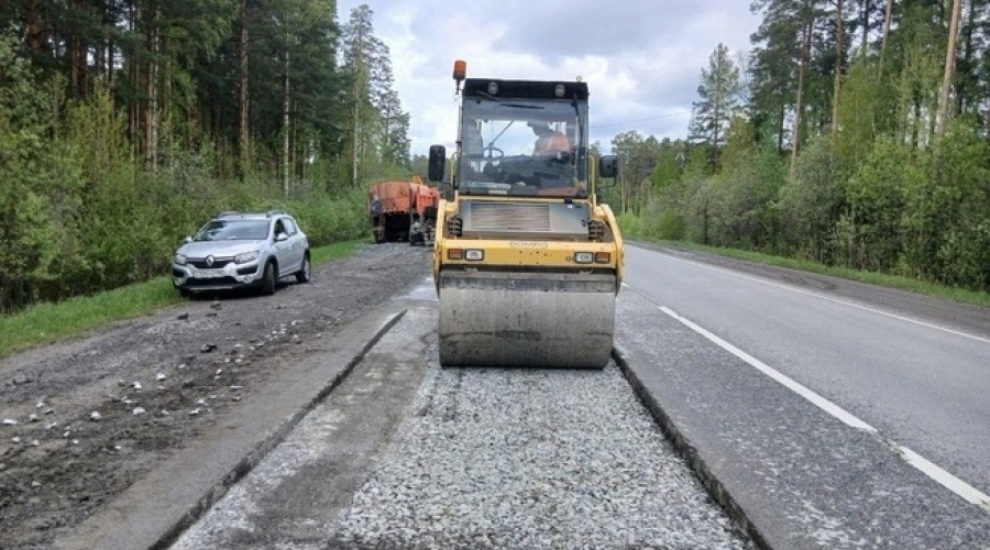 Дорогу Белоярский-Асбест начали ремонтировать