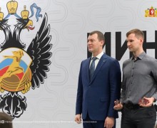 Губернатор Евгений Куйвашев презентовал министру спорта, президенту Олимпийского Комитета России Михаилу Дегтярёву Дворец водных видов спорта, а также кампус Уральского федерального университета