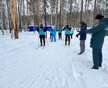 В Заречном состоялись лыжные гонки среди команд 59 пожарно-спасательного отряда