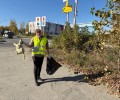 «УралАЭР» завершил сезон субботников уборкой территории возле бывшего автовокзала