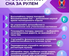 Госавтоинспекция предлагает для изучения серию карточек «как распознать усталость и избежать автоаварии»