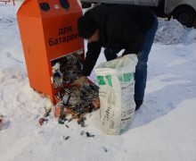 535 КИЛОГРАММ БАТАРЕЕК вывезено из экобоксов - такое количество накопилось за несколько месяцев