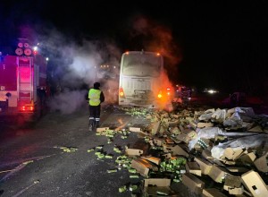 Сотрудники Госавтоинспекции установили предварительные обстоятельства массового ДТП с участием пассажирского автобуса на трассе «Екатеринбург-Тюмень»