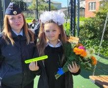 1 сентября сотрудники Госавтоинспекции Заречного приняли участие в торжественных линейках, посвященных Дню знаний