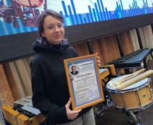 Юная зареченская барабанщица, воспитанница ДМШ стала призёром музыкального конкурса Башкортостана