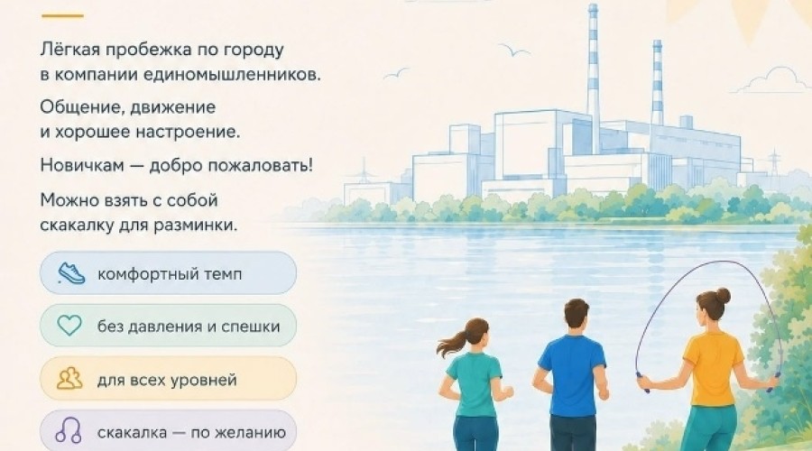 Городская пробежка в Заречном: приглашение на воскресный забег