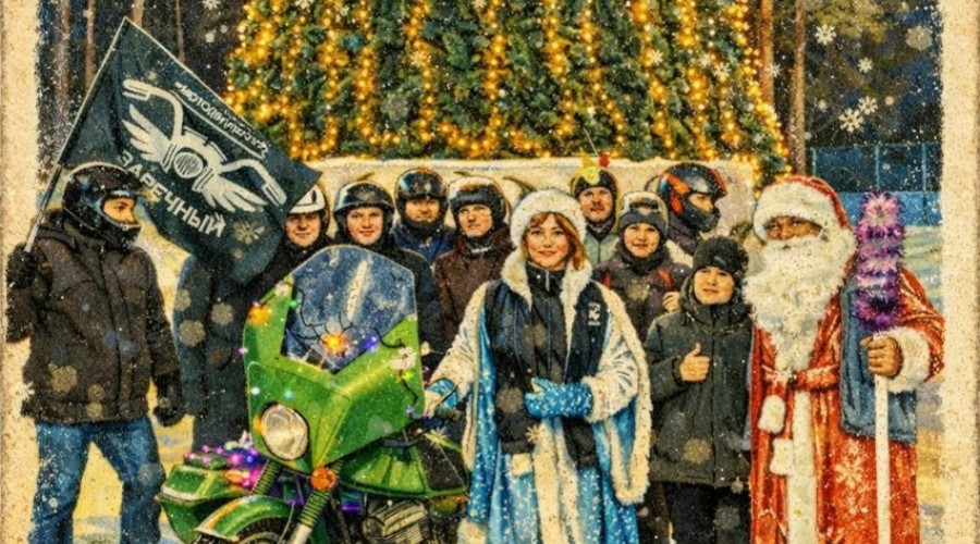 Заряжаемся новогодним настроением накануне праздника вместе с Мотодвижением Заречного